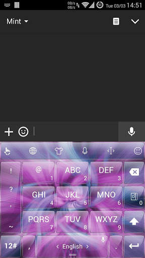 Keyboard Theme Glass Strings screenshot 6
