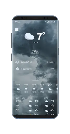 ამინდის პროგნოზი screenshot 3