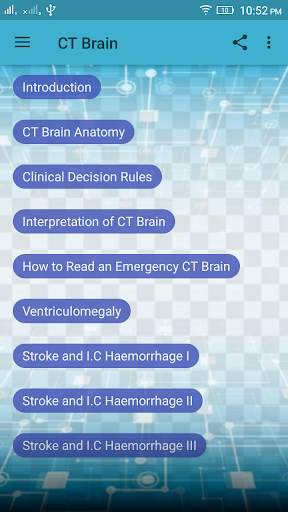 CT Brain Interpretation 1 تصوير الشاشة