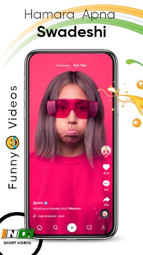 Indi -  Indian Short Video and Status Video App screenshot 4