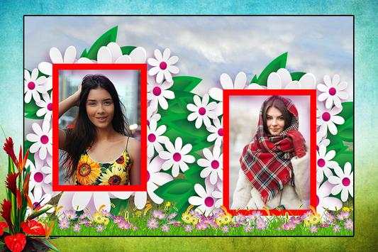 Flower Dual Photo Frame screenshot 3