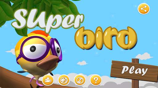 Super Bird  🐦 (Bouncy bird) स्क्रीनशॉट 1
