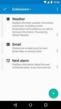 DashClock Widget screenshot 2