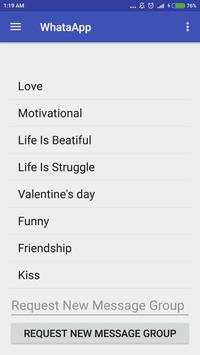 WhataApp : Message Container screenshot 4