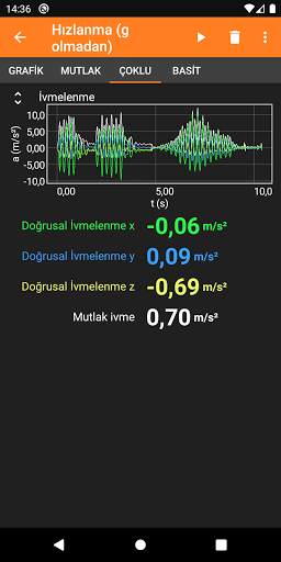phyphox screenshot 4