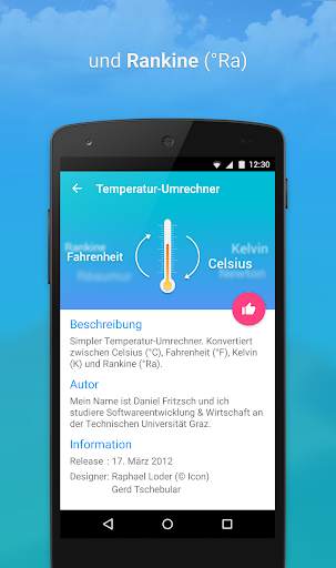 Temperatur Umrechner screenshot 3