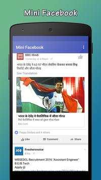 Lite Facebook screenshot 1