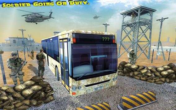 Drive Army Bus Parking Base Duty screenshot 7