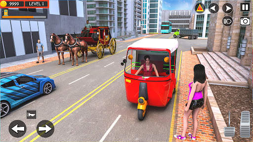 Tuk Tuk Auto Rickshaw Game 4D screenshot 1