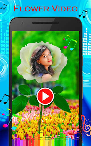 Flower Photo Video maker 4 تصوير الشاشة