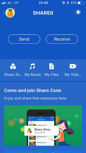 File Transfer: ShareIt With Friends,Music & Video скриншот 2