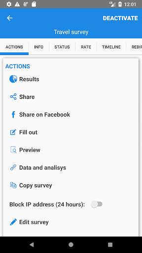 1KA OneClickSurvey screenshot 4