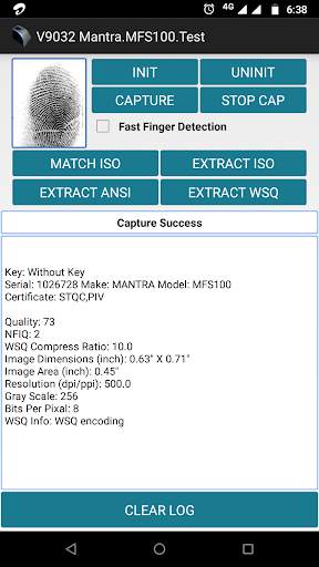 MFS100 Test 4 تصوير الشاشة