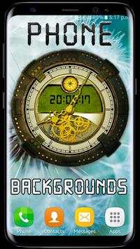 Vintage Clock Live Wallpaper 3D: Phone Backgrounds screenshot 1