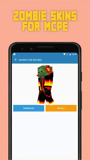 Skins Zombie for MCPE screenshot 2