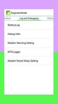 Engineering Mode MTK screenshot 2