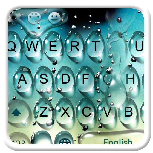 Rain Drop Love Keyboard 10001003
