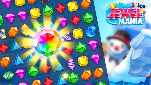 Jewel Ice Mania:Match 3 Puzzle 1 تصوير الشاشة