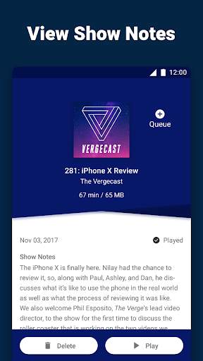 PodByte - Free Podcast Player App for Android screenshot 6
