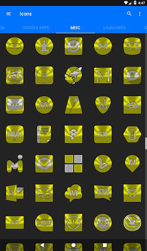 Yellow Icon Pack 15 تصوير الشاشة
