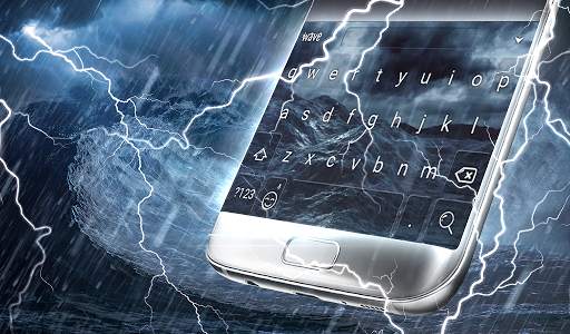 Stormy Sea Animated Keyboard   Live Wallpaper screenshot 5