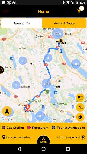 On the Way, a travel planner screenshot 5