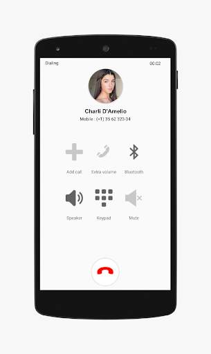 Charli D'Amelio Video Call - Chat Simulator screenshot 5