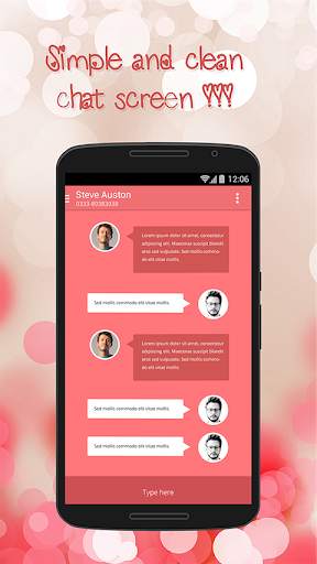 Pink Theme for Suma SMS 3 تصوير الشاشة