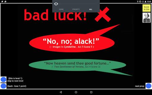 Shakespeare Props Quiz screenshot 9