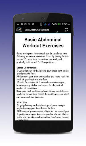 Abdominal Workout Exercises screenshot 5