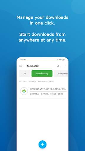 MediaGet - torrent client screenshot 1