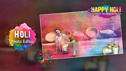 Happy Holi Photo Editor скриншот 2