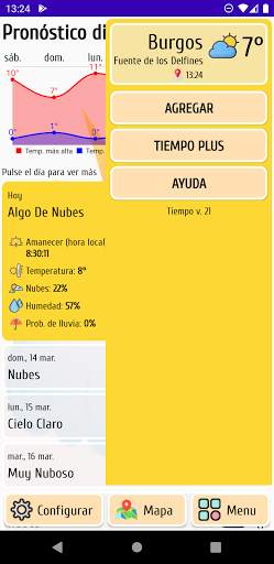 Pronóstico El Tiempo y calidad del aire con widget screenshot 5