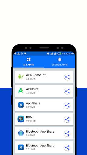 Bluetooth App Share and backup screenshot 1