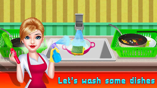 Restaurant Cleaning,Cooking and Shopping Game screenshot 5