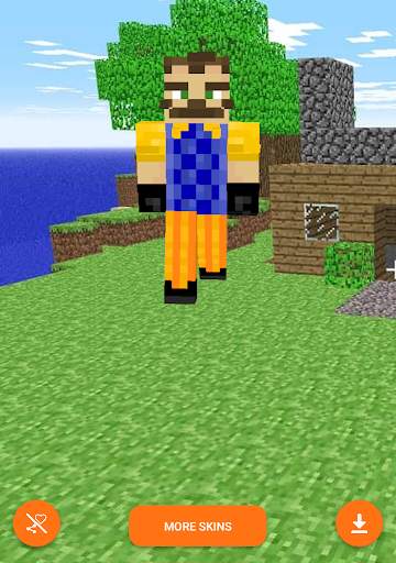 My Horror Neighbor Skin Map For MCPE Mods screenshot 1
