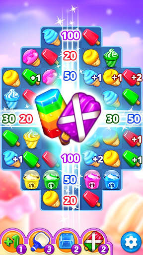 Ice Cream Paradise: Match 3 screenshot 2