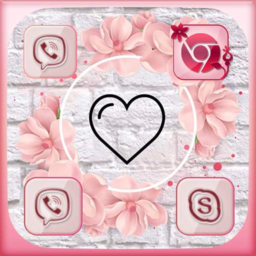 Heart Love Launcher Theme 4.3