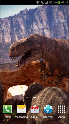 Dinosaurs 3D Pro lwp screenshot 5