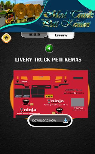 Mod Truck Petikemas Bussid screenshot 8