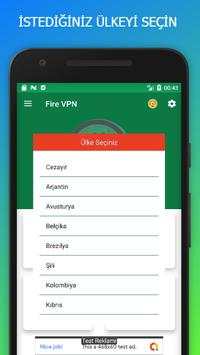 Fire VPN - Ücretsiz VPN, Proxy ve Hız Testi screenshot 3