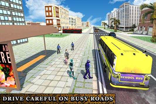 Sopir Bus Sekolah Super Hero Kids screenshot 9