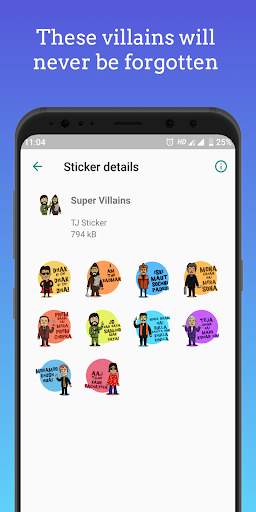 TJ Sticker - WhatsApp Sticker screenshot 5