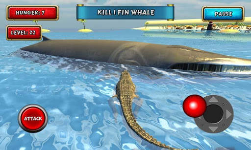 Crocodile Simulator Beach Hunt screenshot 6