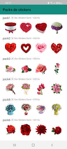 Flowers Stickers for Whatsapp screenshot 1