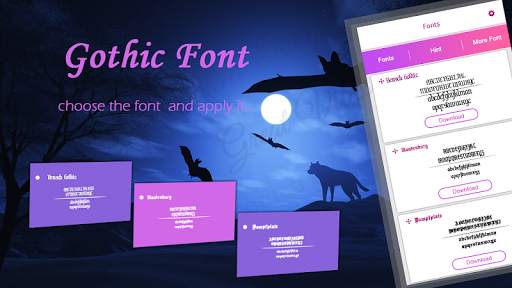 Gothic Free Font Style screenshot 2
