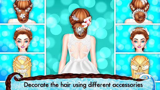 Bridal Hair Design Salon Games screenshot 5
