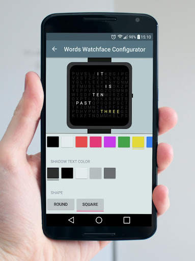 Words watchface screenshot 2