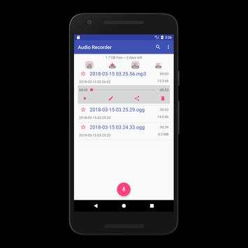 Audio Recorder screenshot 2