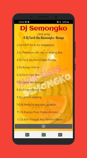 Dj SEMONGKO Dangdut Koplo Mp3 offline screenshot 3